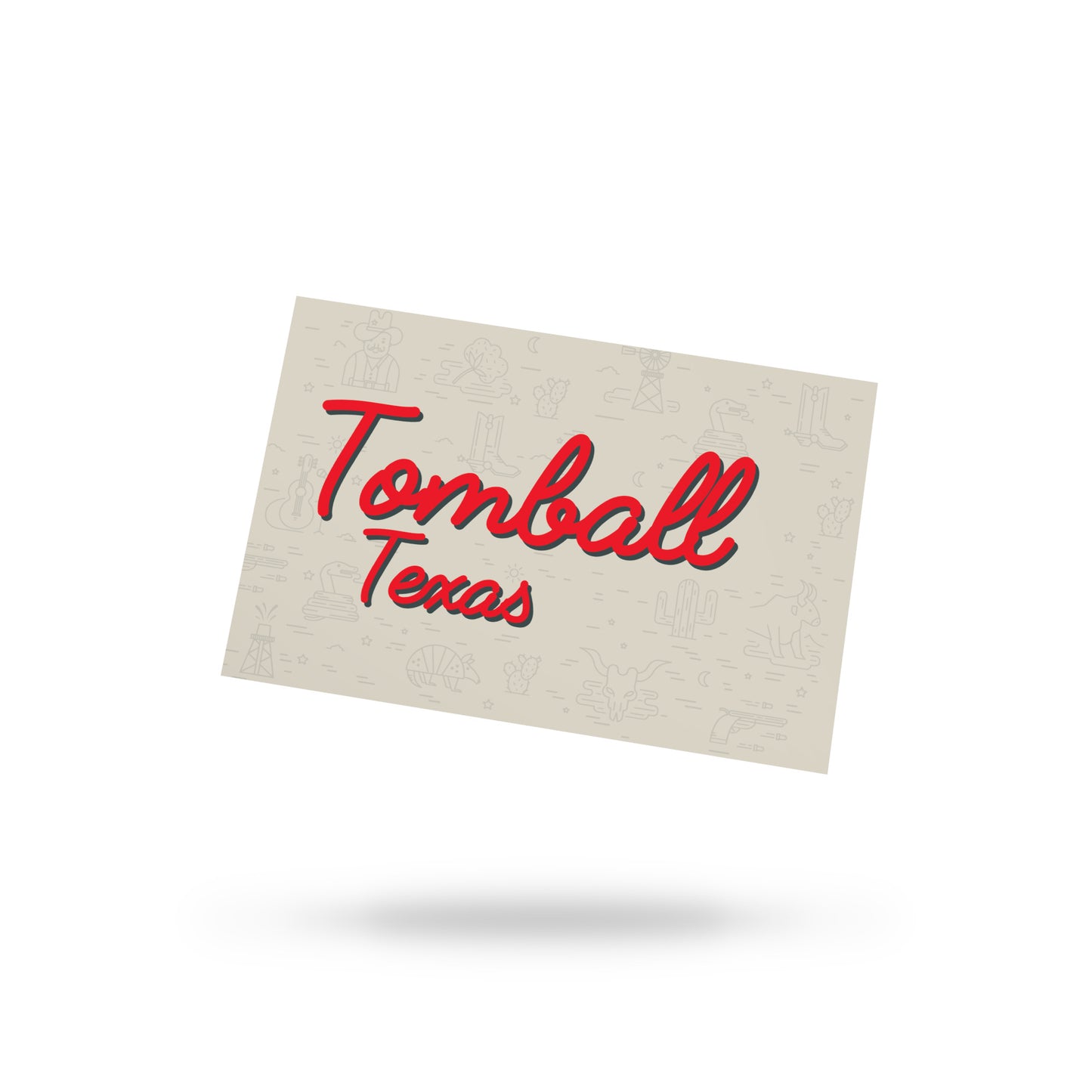 Tomball Texas 4x6 Standard Postcard
