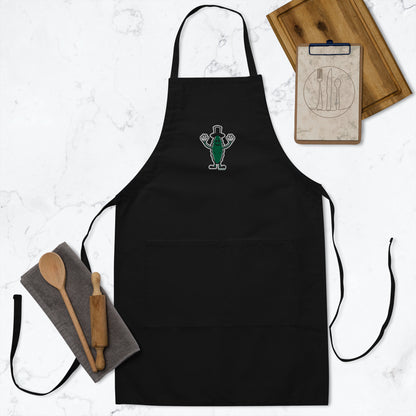 Tomball Pickle Man Embroidered Apron